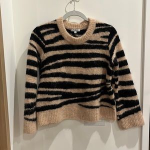 Madewell zebra print sweater